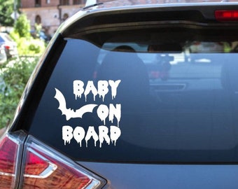 Baby Bat on board car decal