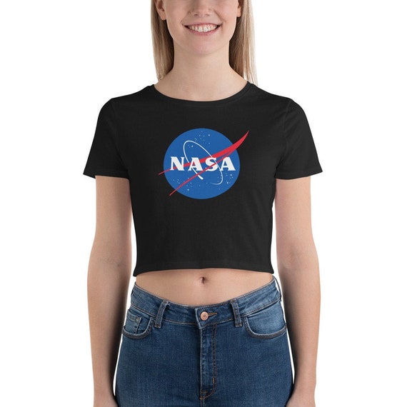 nasa crop top sweatshirt