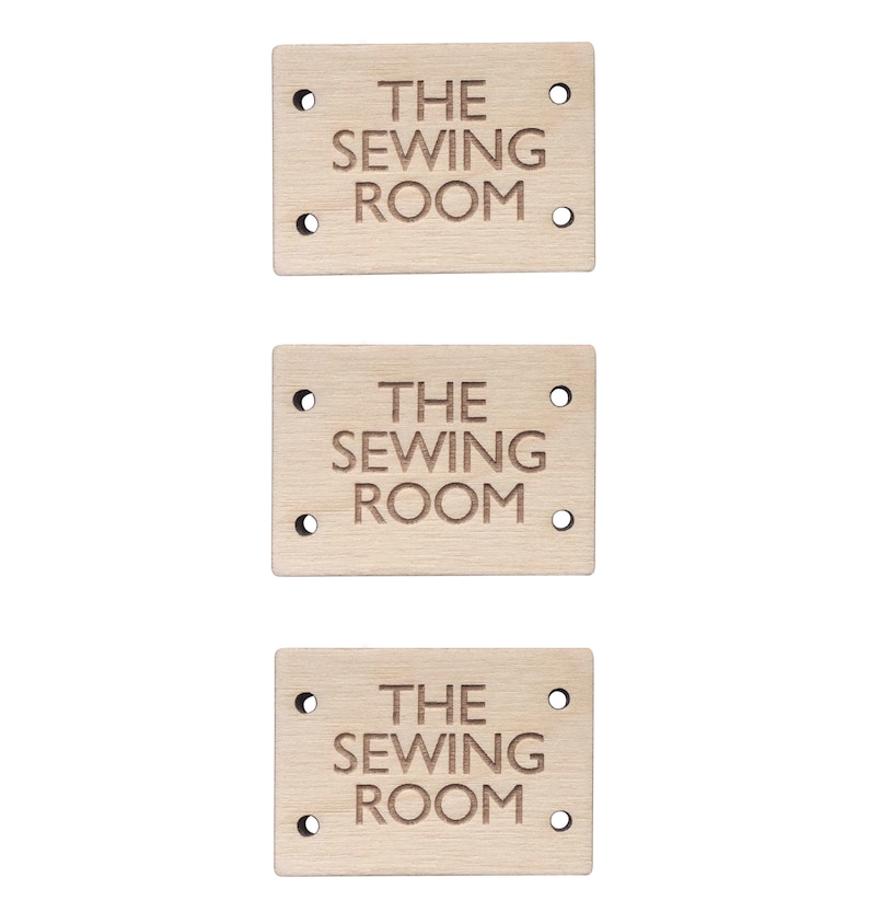 website name Birch Wood RECTANGLE Tags 25mmx15mm Wooden Add Any text an image