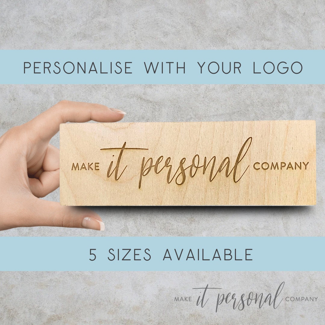 Tabletop Logo Sign Craft Fair Market Logo Sign Small Logo Sign Modern