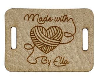 ADD YOUR NAME Set Of 50 Tan 28x18mm Faux Leather Labels - Etsy