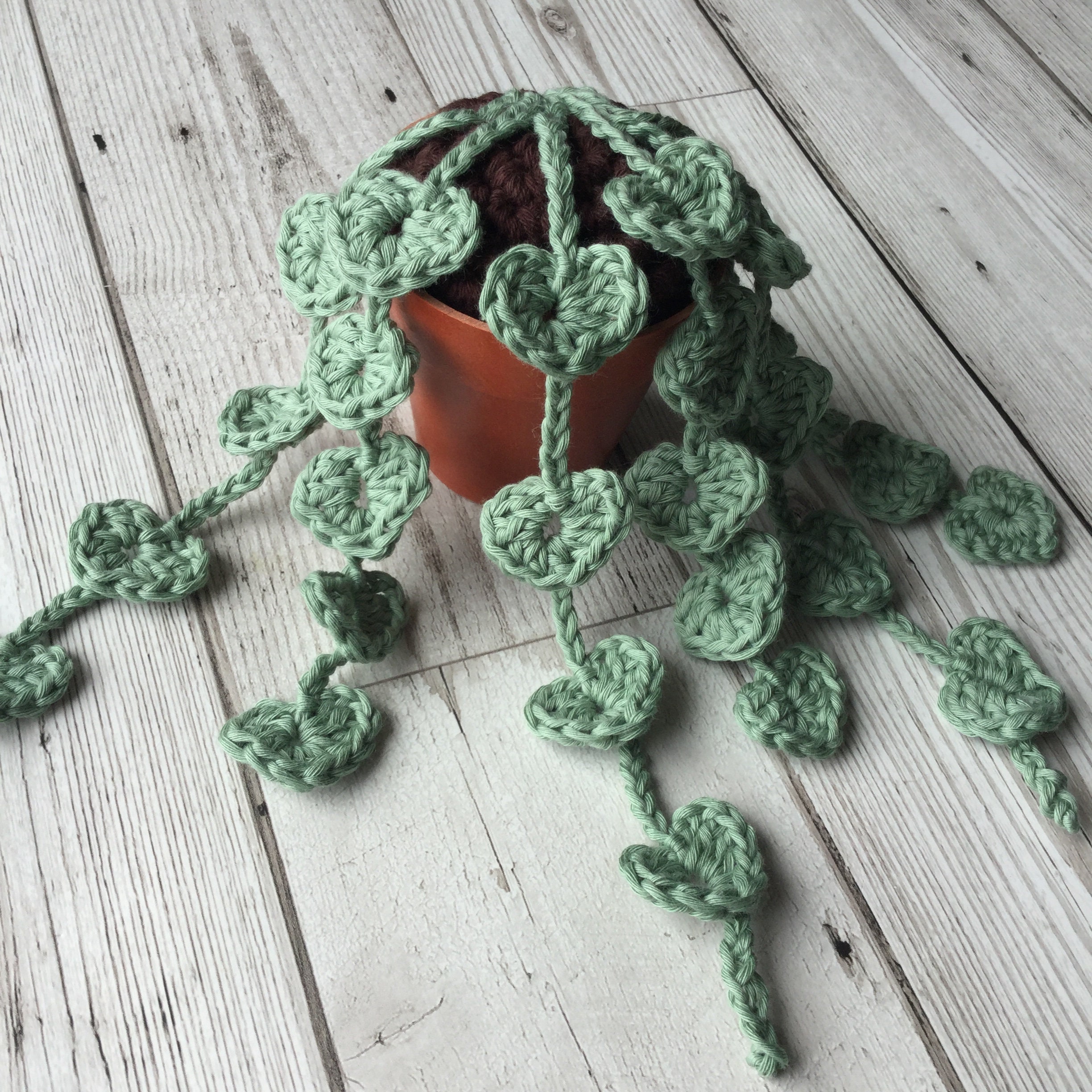String of Hearts CROCHET PATTERN // Crochet Plant Pattern // Etsy Canada