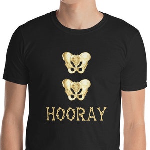 Hip Hip Hooray Bones Camiseta Skeleton Camiseta