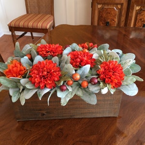 FALL TABLE CENTERPIECE, Fall Farmhouse Centerpiece, Thanksgiving Table Centerpiece, Fall Farmhouse Decor, Centerpiece Dining Table