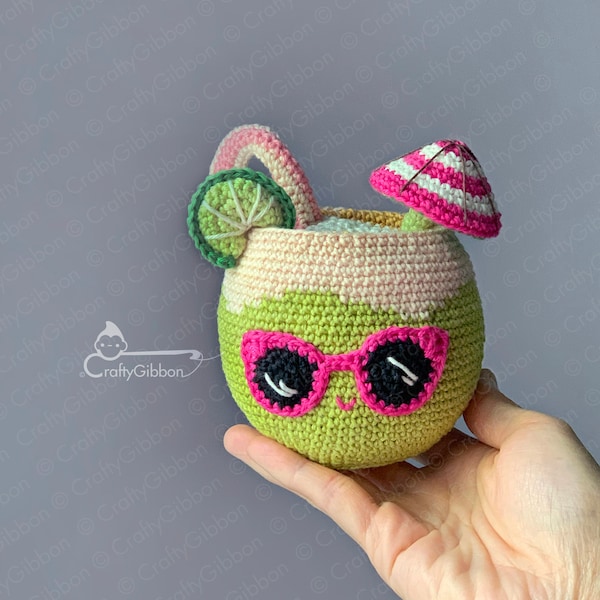 Crochet/Amigurumi PDF pattern: Young Coconut Ice