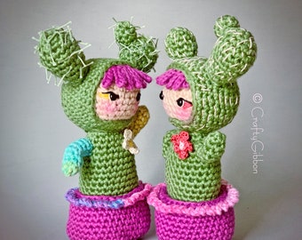 Crochet/Amigurumi PDF Pattern: Cacti Patootie