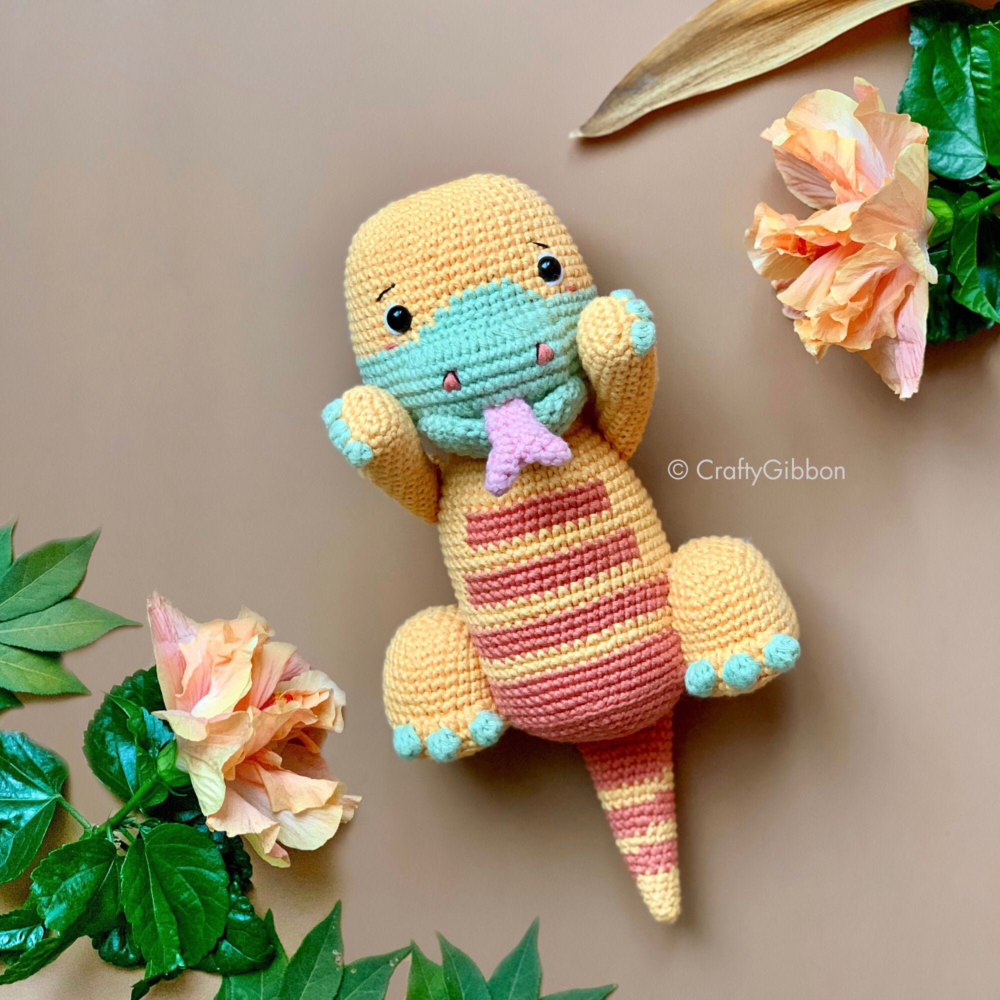 Crochet/amigurumi PDF Pattern: Kimora the Komodo Dragon - Etsy