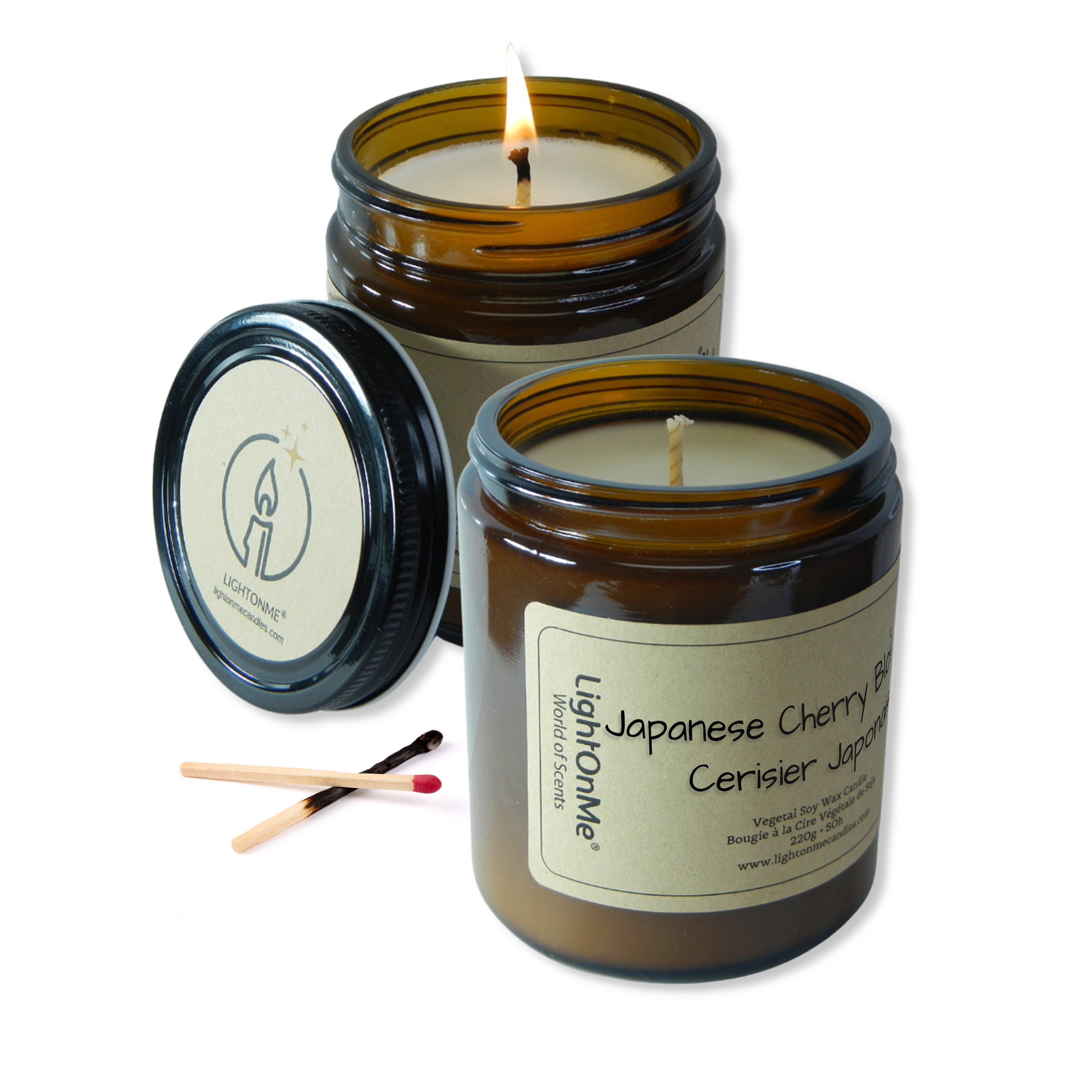 Japanese Cherry Blossom Soy Wax Candle Home Décor Home & Living