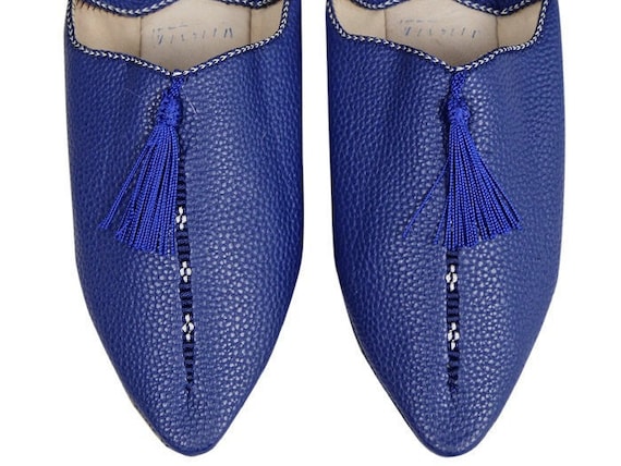 BABOUCHES midnight blue