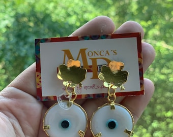 Turkish eye earrings