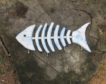 Nautical Fish Key Holder | Wall Hooks | Beach House Gift