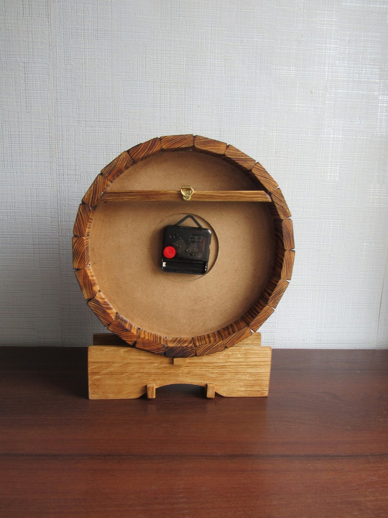 Jack Daniels Clock Whisky Barrel Clock Bar Clock Rustic Etsy