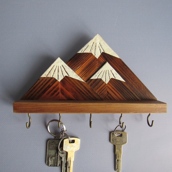 Mountain key holder/ Key hanger for wall/ Key hook rack/ New apartment gift