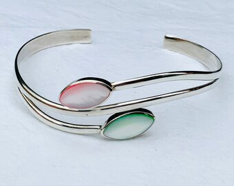 Beautiful summer bangle mother-of-pearl