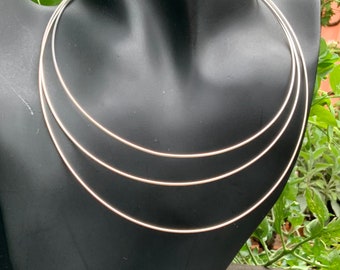 Collar con aro Omega, plata 925