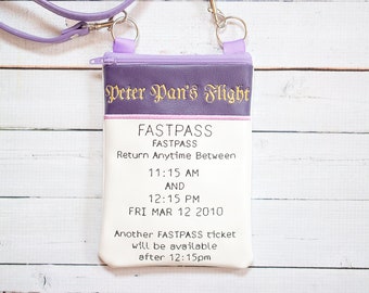 Pan Fastpass Bag - Digital Embroidery File, 5x7, In The Hoop, NOT A PHYSICAL PRODUCT