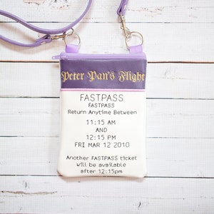 Pan Fastpass Bag - Digital Embroidery File, 5x7, In The Hoop, NOT A PHYSICAL PRODUCT