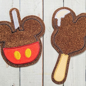 Mouse Treats (Set of 2) Digital Embroidery File, 5x7, In The Hoop, NOT A PHYSICAL PRODUCT, Great For Magnets, Wreaths, Banners, Etc.