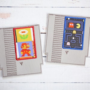 Applique Retro Game Drink Coasters - Digital Embroidery File, 4x4, In The Hoop, NOT A PHYSICAL PRODUCT