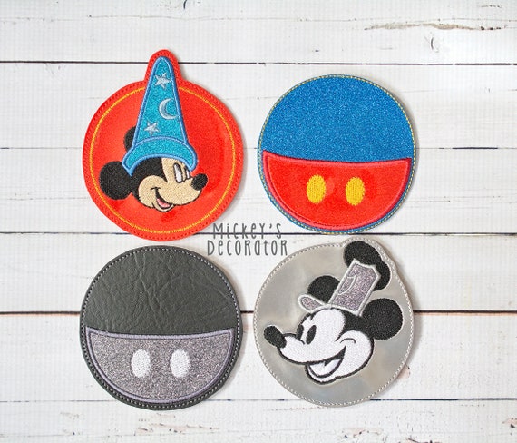 Faces and Pants Applique Coasters (Set of 3) - Digital Embroidery File, 4x4, In The Hoop, NOT A PHYSICAL PRODUCT