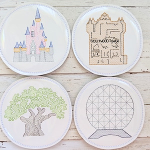 Most Magical Drink Coasters on Earth (Set of 4) Digital Embroidery File, 4x4, In The Hoop, NOT A PHYSICAL PRODUCT