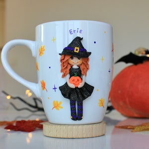 Decorated Personalized  Halloween mug