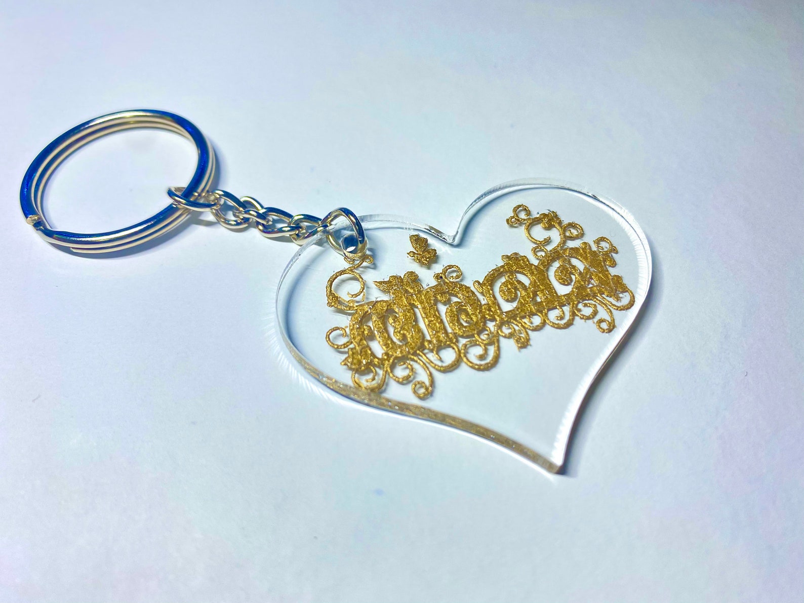 Engraved Malayalam Keychain Personalized Etsy