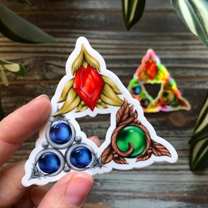 Spiritual Triforce Vinyl Sticker