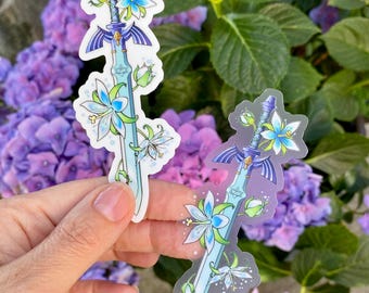 Master Sword with Silent Princess 3.5” Sticker