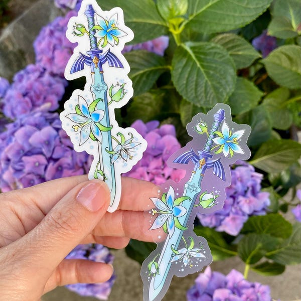 Master Sword with Silent Princess 3.5” Sticker