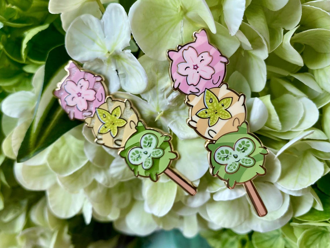 Dango Pin Korok Dango Enamel Pin - Etsy