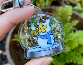 Korok “Snowrok” Snowglobe 2” Acrylic Keychain