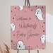 Little Boo Girl Baby Shower Welcome Sign Template Editable A Little Boo ...