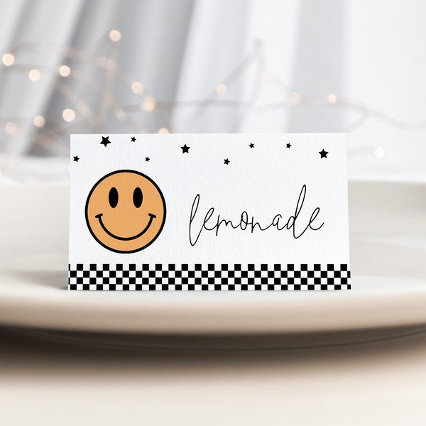 Smile Face Tent Card Etsy UK Smile Face Tent Card Etsy UK