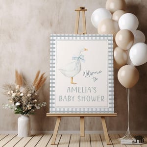 Silly Goose Welcome Sign Template