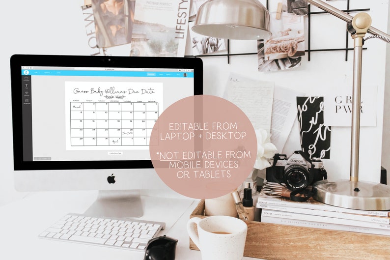 Black White Baby Shower Decor Guess Baby/'s Due Date Calendar Baby Shower Game Sign Gender Neutral Editable Template Download S130