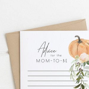 Pumpkin Printable Mom To Be