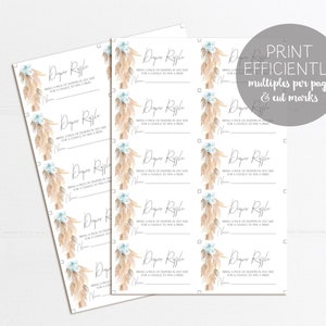 Ready to Pop Boy Baby Shower Bundle Editable Invitation Pampas Grass ...