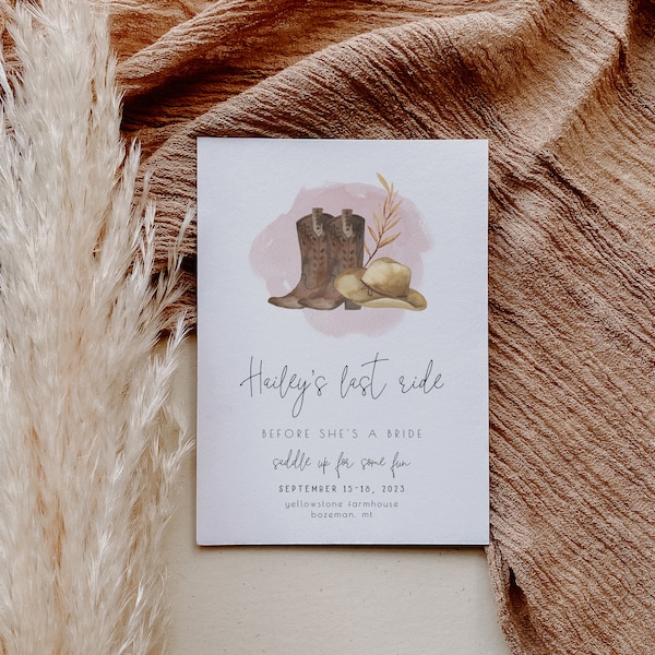 Yellowstone Party Invitation Etsy Singapore