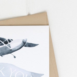 Airplane Thank You Card Template Precious Cargo Baby Sprinkle Printable ...