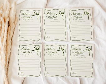 Advice + Wishes Game Template for Locally Grown Baby Shower | Editable Farmer's Market Baby Shower DIY Printable Game S791
