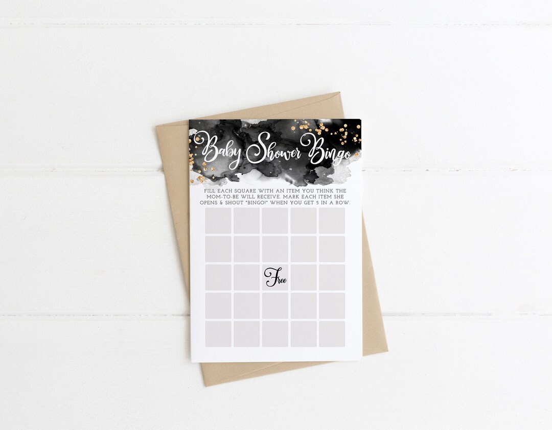 Little Boo Bingo Baby Shower Template Editable Printable - Etsy