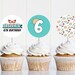 Superhero Cupcake Toppers Editable Template Printable Hero Cupcake ...
