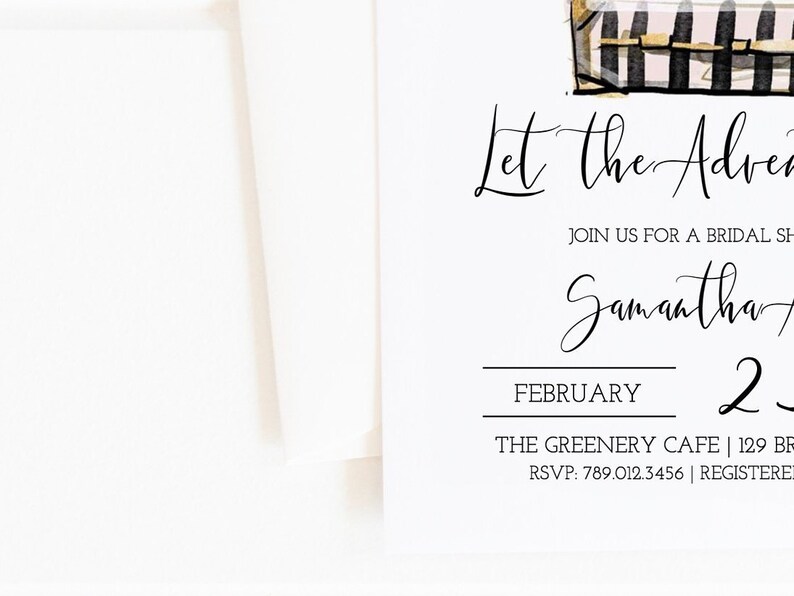 Bridal Shower Invitation Editable Template Instant Download Travel Bridal Shower Suitcase Invite Let the Adventure Begin Invite