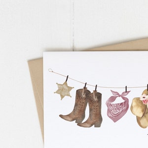 1st Rodeo Thank You Card Printable Editable Template | Cowgirl Birthday ...