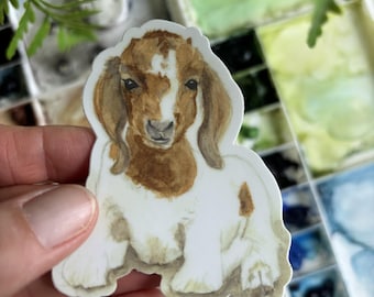 Goat Sticker, Sturdy Vinyl Decal