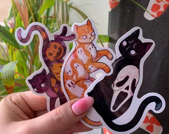 Spooky Kitties stickers