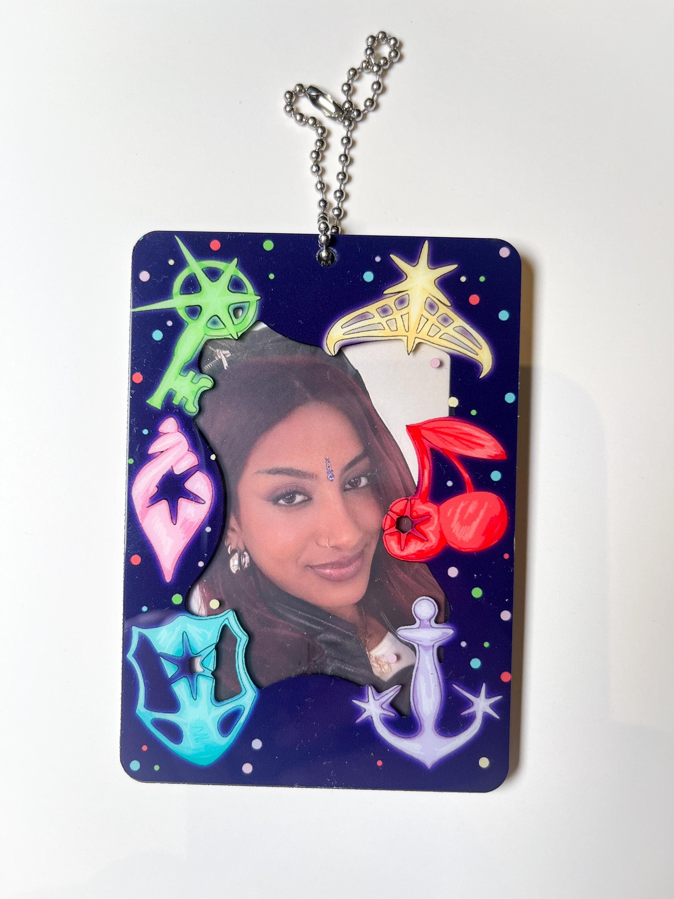 Katseye Inspired Photocard Holder Keychain Charm | Kpop - Etsy