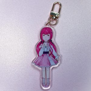 Infinity Nikki 3.5&quot; Acrylic Chibi Cute Anime Keychain Charm
