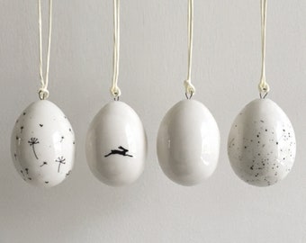 Hanging Porcelain Egg